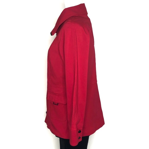Cheryl Nash Windridge Jacket Women’s Zip Front Red Medium M - Picture 4 of 14